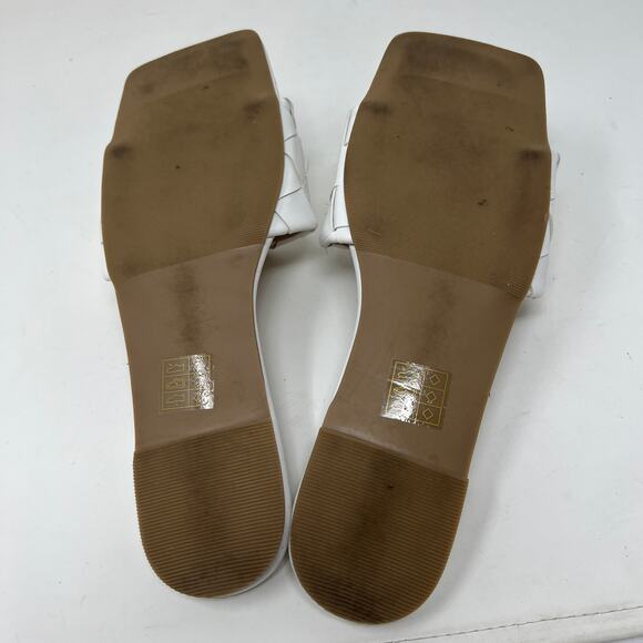 Princess Polly Koko Sandal Basket Weave Slide Slip On - 7 - Picture 5 of 8